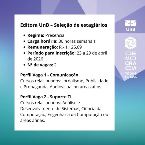Divulgação de Seleção de Estagiário